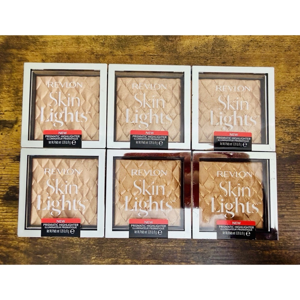 (6) Revlon Skin Lights Prismatic Highlighter Sealed 0.28 oz 202 - Twilight Gleam